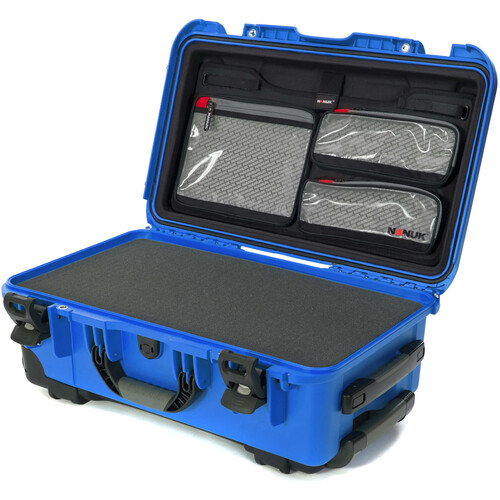 Nanuk 935 Wheeled Hard Case with Foam Insert & Lid Organizer (Blue, 28.5L)