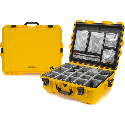 Nanuk 945 Hard Camera Case Pro Photo Kit (Yellow, 50.2L)