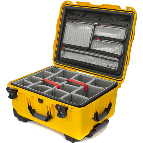 Nanuk 950 Wheeled Hard Camera Case Pro Photo Kit (Yellow, 51.9L)