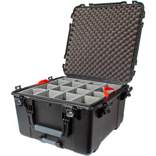Nanuk 970 Wheeled Hard Case with Padded Divider Insert (Black, 134L)