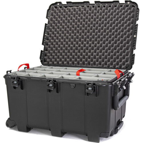 Nanuk 975S Wheeled Hard-Shell Case with Padded 975S-020BK-0A0