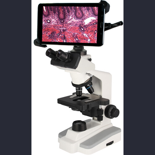 National Optical BTW1-169-ASC Trinocular Compound Microscope with Integrated 8" Tablet
