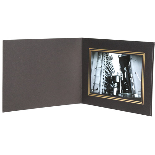 National Photo Folders Premier Photo Folder (6 x 4", 25-Pack, Black)