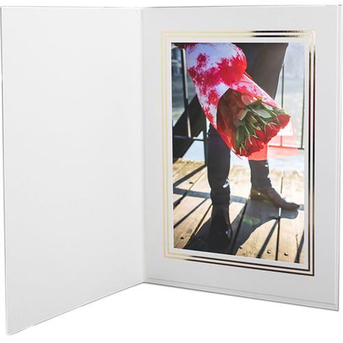 National Photo Folders Premier Photo Folder (4 x 6", 25-Pack, White)