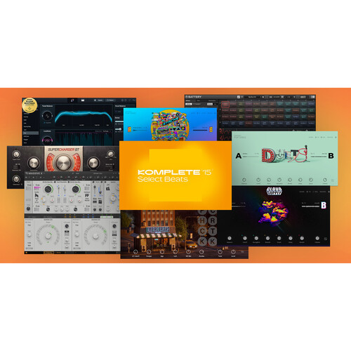 Native Instruments KOMPLETE 15 SELECT BEATS Virtual Instruments and Effects Collection (Beats Collection)
