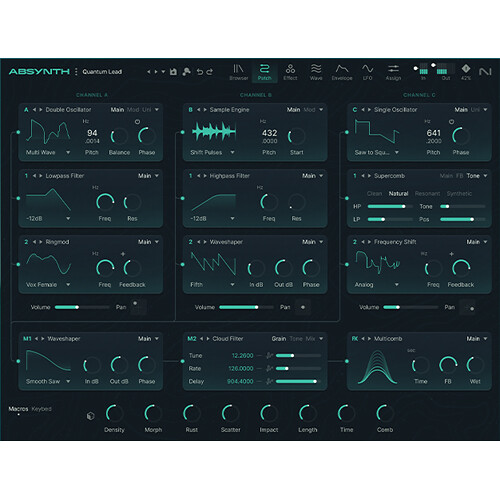 Native Instruments Absynth 6 Semi-Modular Ethereal Virtual Synth Plug-In