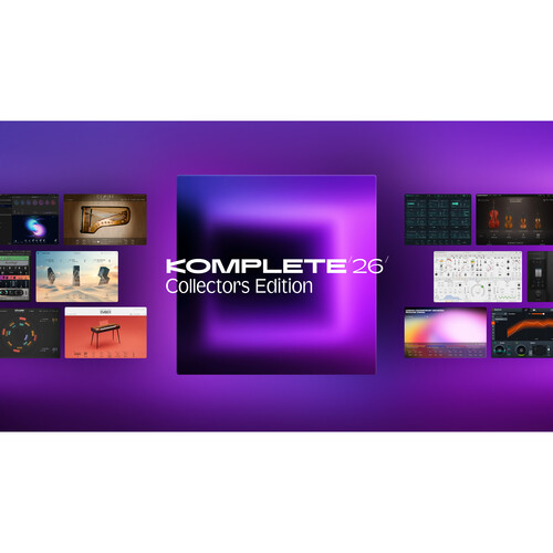 Native Instruments KOMPLETE 26 Collector's Edition Virtual Instruments and Effects Collection (Upgrade for 14 Standard and Older)