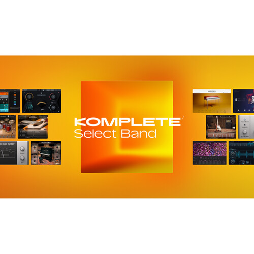 Native Instruments KOMPLETE 26 SELECT BAND Virtual Instruments and Effects Collection