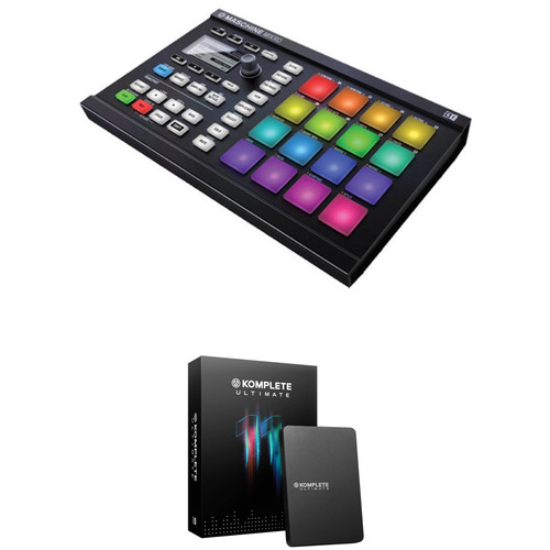 Native Instruments KOMPLETE MASCHINE MIKRO MK2 with KOMPLETE 11 Software (Ultimate Upgrade Edition)
