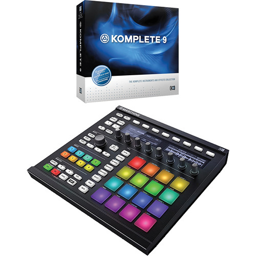 Native Instruments MASCHINE MK2 (Black) and KOMPLETE 9 Crossgrade Kit