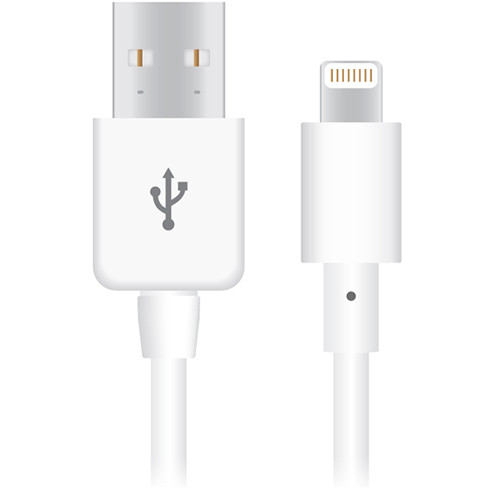 Naztech MFi Lightning Charge & Sync USB Type-A Cable (10', White)