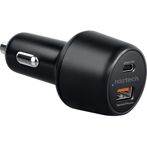 Naztech SpeedMax65 65W 2-Port USB Car Charger