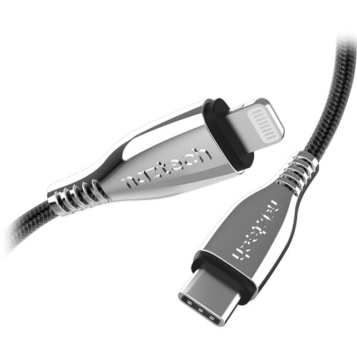 Naztech Titanium Lightning Cable (6', Black)