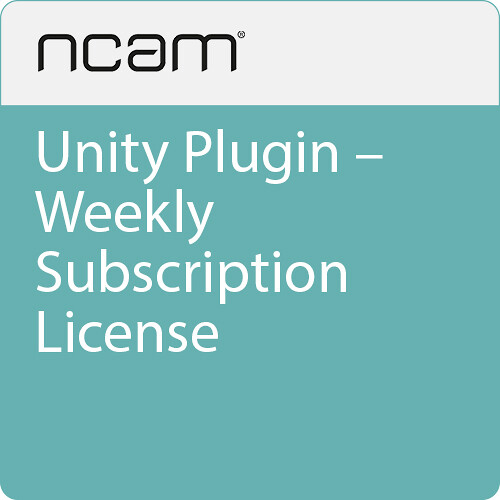 Ncam Unity NcamAR Plug-In (Weekly Subscription License)