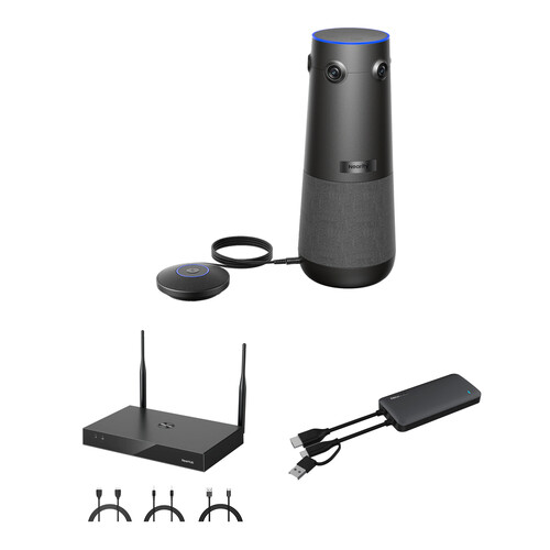 Nearity C60 All-in-One Video Conferencing Camera with NR10 Rooms Unit & NT10 Tail Wireless Projector Kit