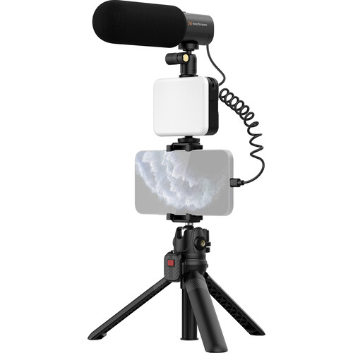 NearStream VK30 All-in-One Smartphone Video Kit with Shotgun Mic