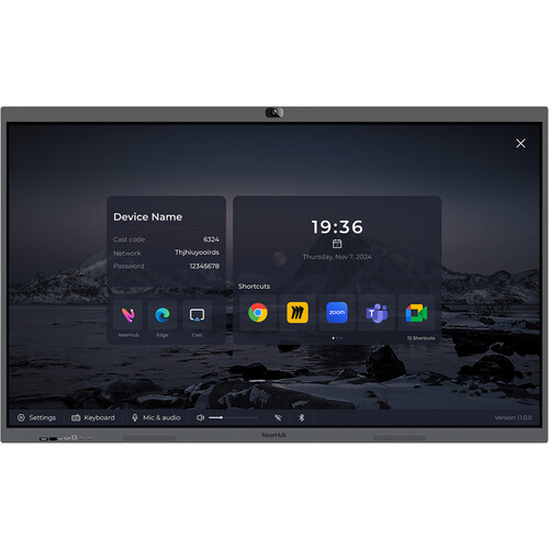 NearHub S75 Pro 75" UHD 4K Interactive Whiteboard Monitor with Windows OS