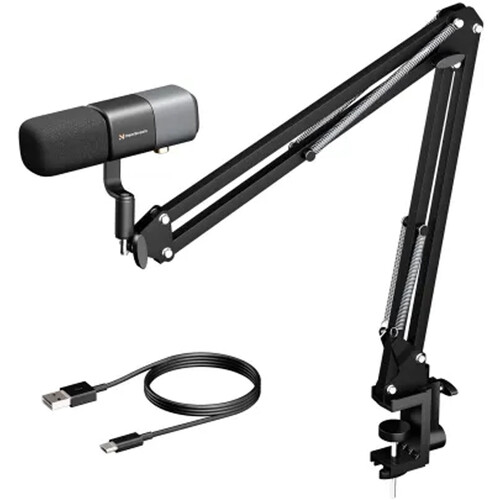 NearStream AM20X Supercardioid XLR/USB Condenser Microphone with Boom Arm