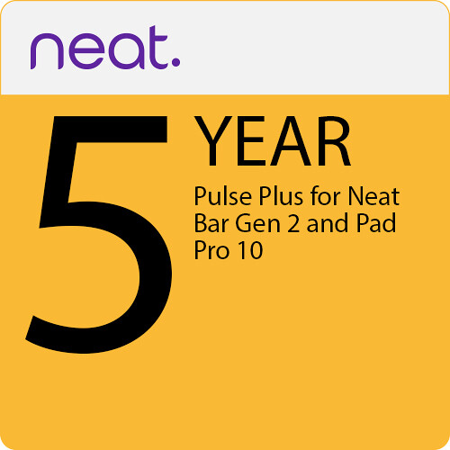Neat Conferencing Pulse Plus for Neat Bar Gen 2 and Pad Pro 10 (5-Year Subscription)
