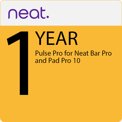 Neat Conferencing Pulse Pro for Neat Bar Pro and Pad Pro 10 (1-Year Subscription)