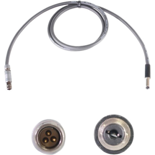 Nebtek ARRI3 3-Pin Fischer Male to 2.5mm DC Barrel Decimator Power Cable (24")