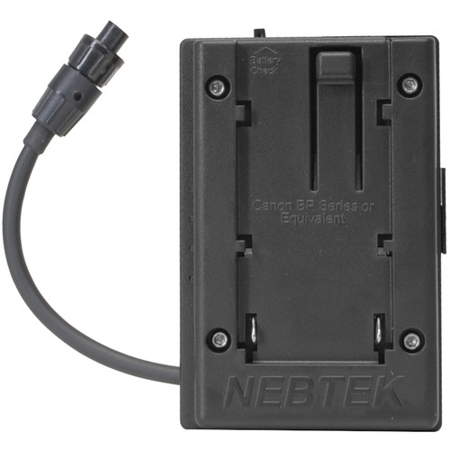 Nebtek Pass-Through DV Battery Adapter with Canon Faceplate for AJA Mini Converter