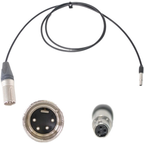 Nebtek 4-Pin XLR Male to 3-Pin Female Nanocon from XLR to Odyssey 7/7Q Power Cable (8')