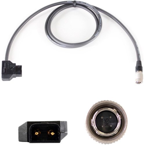 Nebtek PowerTap to SmallHD DP7 Power Cable PowerTap Male to 4-Pin Hirose Male (24")
