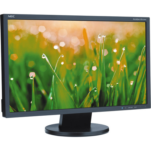 NEC AS222WM-BK 22" LED Backlit Widescreen LCD Desktop Monitor with Built-In Speakers