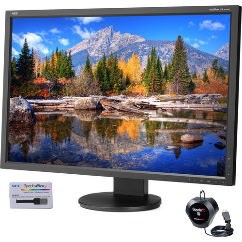 NEC EA305WMI-BK-SV 30" Widescreen LED Backlit IPS Monitor with SpectraViewII