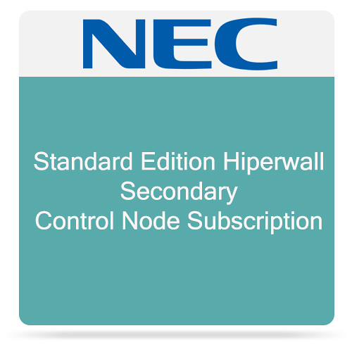 NEC Standard Edition Hiperwall Secondary Control Node Subscription