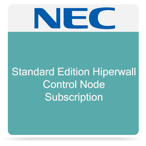 NEC Standard Edition Hiperwall Control Node Subscription