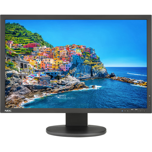 NEC PA243W-BK 24.1" 16:10 Wide Gamut IPS Monitor (Black)