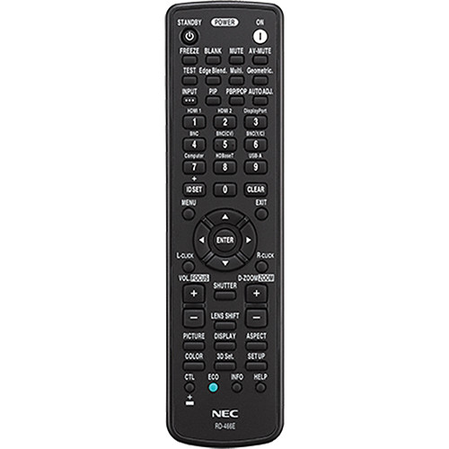 NEC RMT-PJ37 Remote Control for Select Projectors