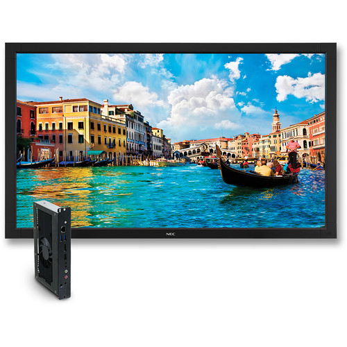 NEC 65" Digital Signage Solution with V652 Display and OPS-PCAF-WS Single-Board Computer