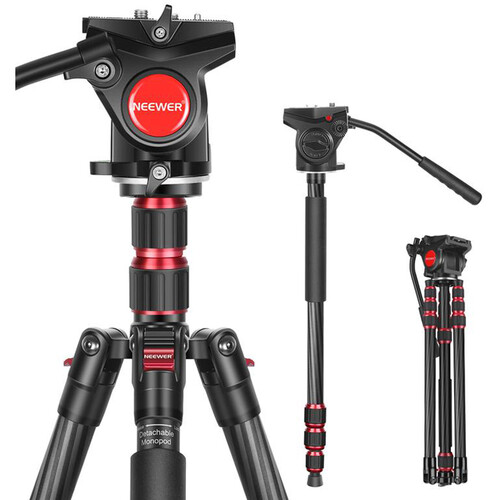 Neewer N55CL 78.7" 2-in-1 Carbon Fiber Camera Tripod/Monopod