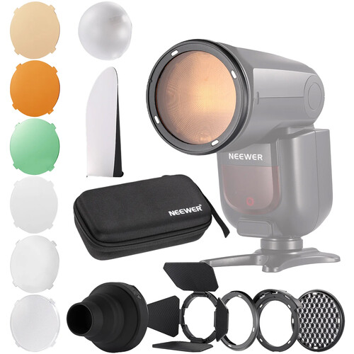 NEEWER ライトセット Neewer Magnetic Accessories Kit for Z1/Z2 Round Head 66603332