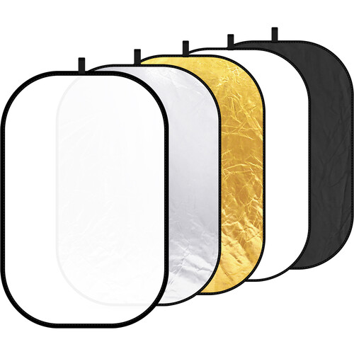 Neewer 5-in-1 Portable Lighting Reflector/Diffuser Kit (3.9 x 5.9')