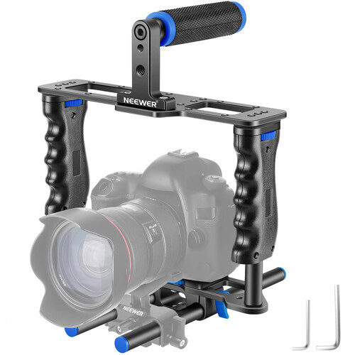 Neewer Camera Cage Kit (Black and Blue)