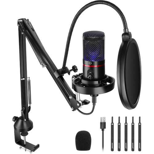 Neewer 4-in-1 USB Condenser Microphone Kit