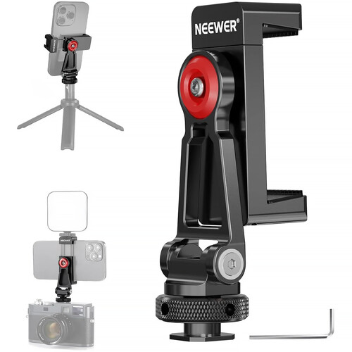 Neewer Metal Phone Tripod Mount Adapter