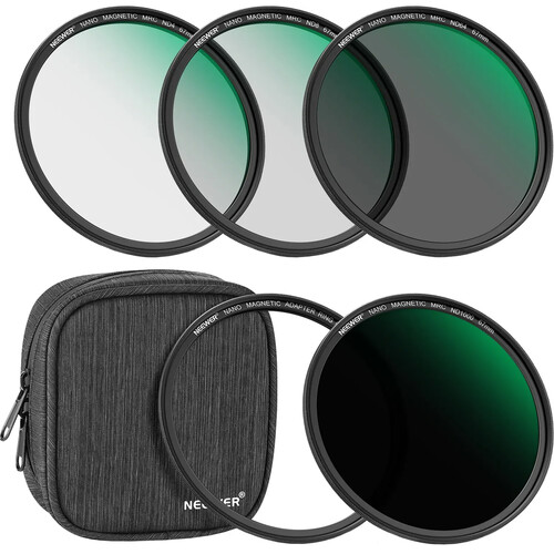 Neewer Magnetic ND Lens Filter Kit (52mm, 4-Pack)