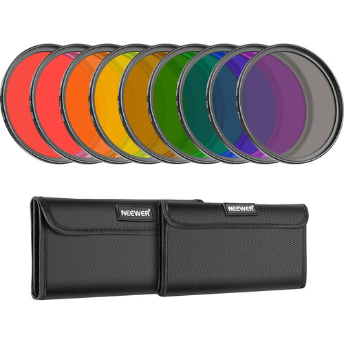 Neewer Filter Wrench Set - 2 Pack Rubber Grip Tool For Stuck 58mm-62mm Camera Lens Filters