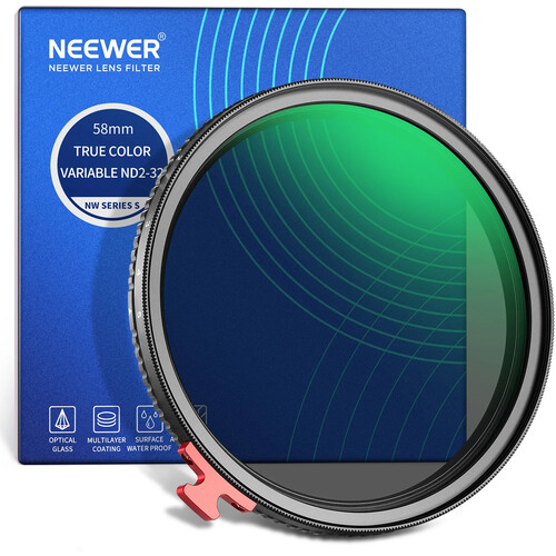 Neewer True Color Variable ND Filter (72mm, 1 to 5-Stop)