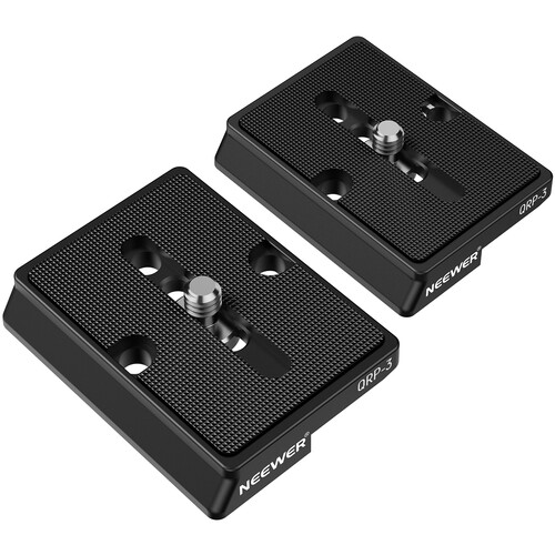 Neewer QRP-3 200PL Aluminum Quick Release Plate (2-Pack)