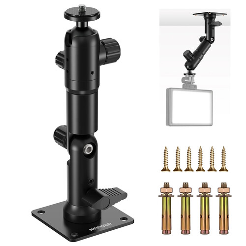 Neewer ST-WM3 Wall Mount Plate with Ball Head (7.3")