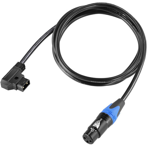 Neewer D-Tap Male to 3-Pin XLR Female Power Cable for FS Series LED Light (6')