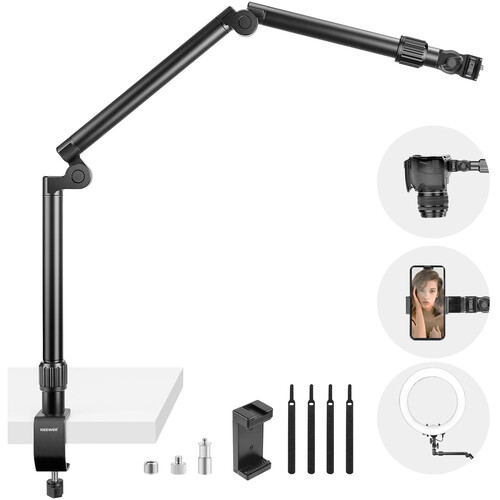 Neewer ST3A Flexible Overhead Desk Stand 66604560 B&H Photo Video