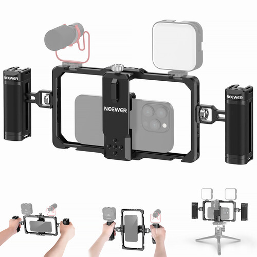 Neewer PA009 Universal Phone Cage Kit with Dual Handles