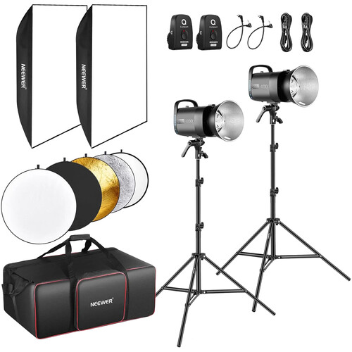 Neewer S101-400W PRO Studio Monolight (2-Light Kit)